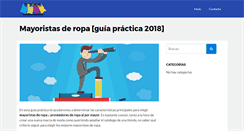 Desktop Screenshot of mayoristasderopa.net